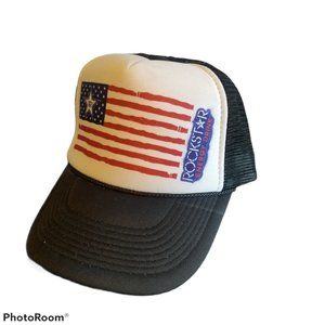 American Flag Rockstar Energy Drink Snapback Truck
